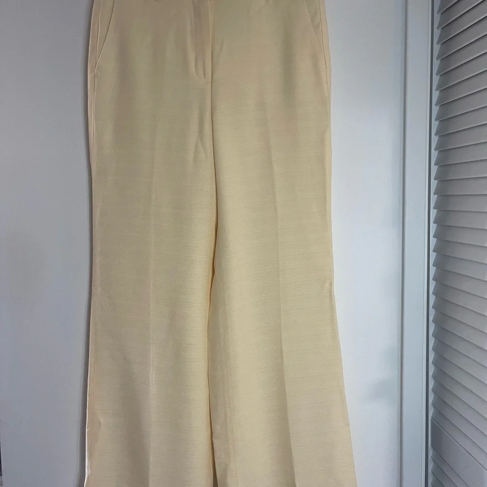 Elegant Cream Women's Pants